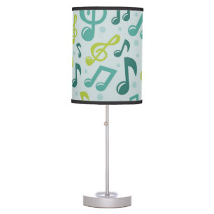 Music pattern table lamp