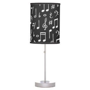 Music pattern table lamp