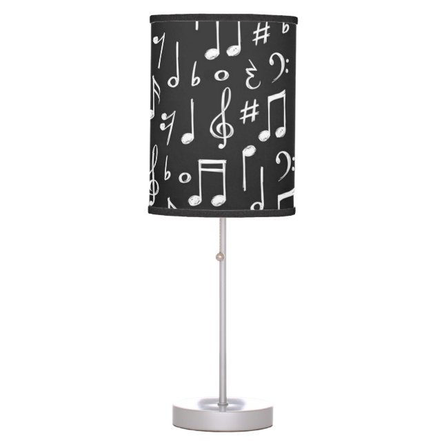 Music pattern table lamp (Front)