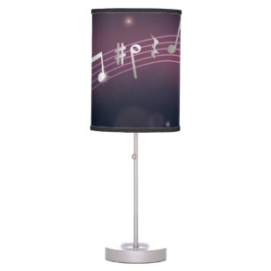 Music pattern table lamp