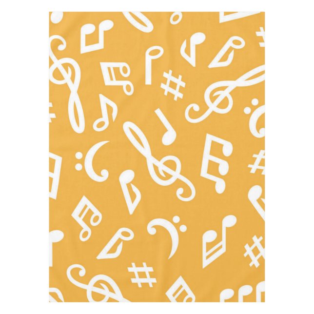 Music pattern tablecloth (Front)