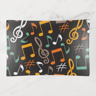 Music pattern trinket tray