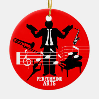 Music Performing Arts Ornament Add Photo