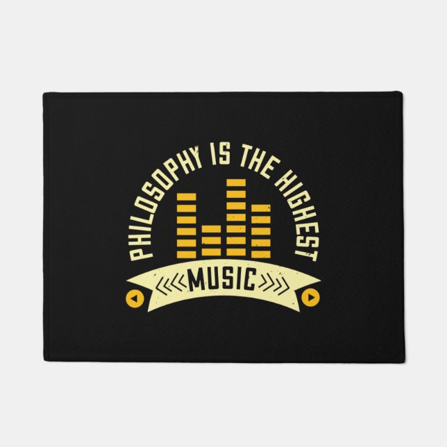 Music - Philosophy Is The Highest Music Doormat (Front)