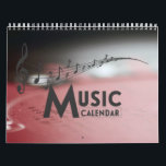 Music Photos & Quotes Wall Calendar<br><div class="desc">Great photo collection of music concepts. This calendar a great gift for family or friends.</div>