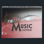 Music Photos & Quotes Wall Calendar<br><div class="desc">Great photo collection of music concepts. This calendar a great gift for family or friends.</div>