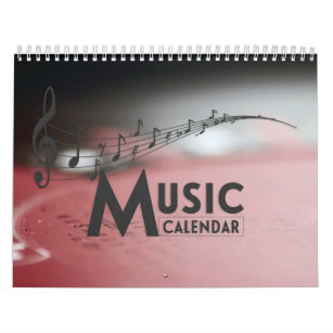 Music Photos & Quotes Wall Calendar