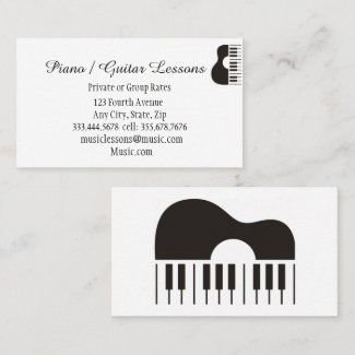 Music Piano Guitar Lessons Teacher Instructor 