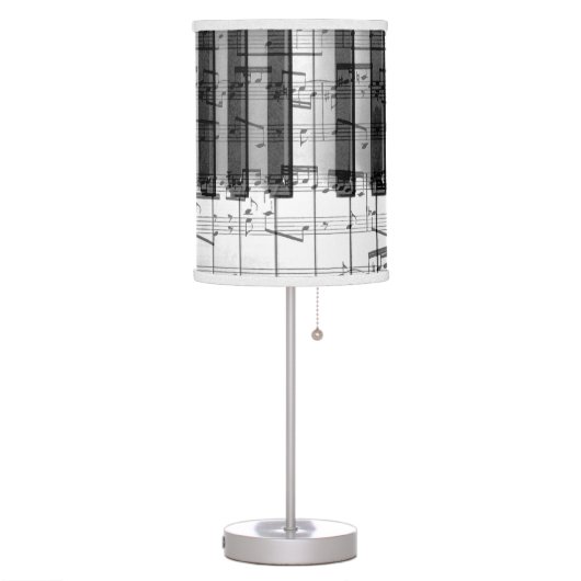 music piano keyboard design table lamp (Left)