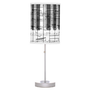 music piano keyboard design table lamp