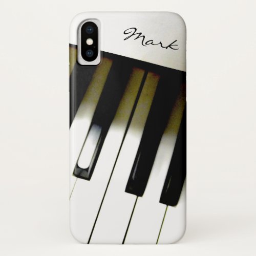 Music Piano Keyboard Personalized iPhone X Case