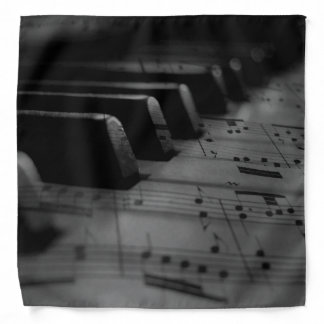 Music Piano Keys Bandana