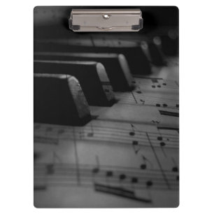 Music Piano Keys Clipboard