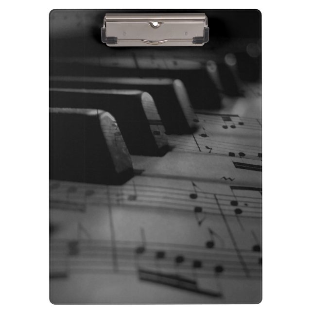  Music Piano Keys Clipboard (Front)