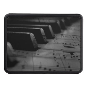 Music Piano Keys Hitch Cover
