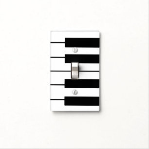 music piano keys light switch cover