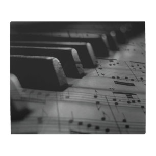 Music Piano Keys Metal Print