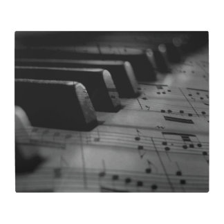 Music Piano Keys Metal Print
