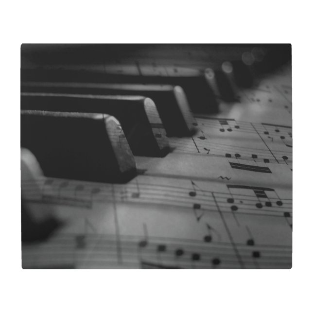  Music Piano Keys Metal Print (Front)