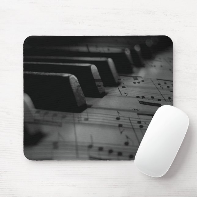  Music Piano Keys Mouse Pad (With Mouse)