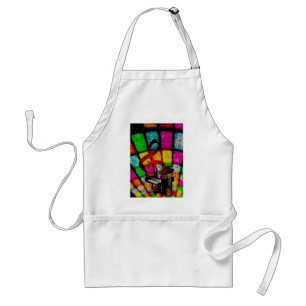 Music Piano Keys Notes Teacher Destiny Instruments Adult Apron