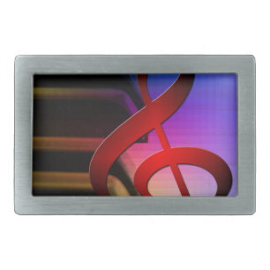Music Piano Keys Notes Teacher Destiny Instruments Rectangular Belt Buckle