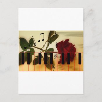 Music Piano Keys Notes Teacher Roses Instruments by Honeysuckle_Sweet at Zazzle