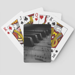 Music Piano Keys Poker Cards