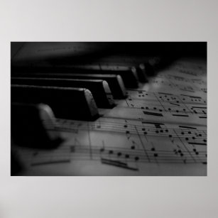  Music Piano Keys Poster