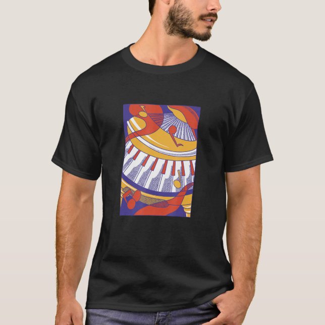 Music  Piano Prints for Living Room T-Shirt (Front)