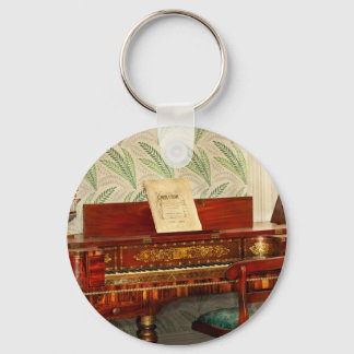 Music - Piano - Square baby grand Keychain
