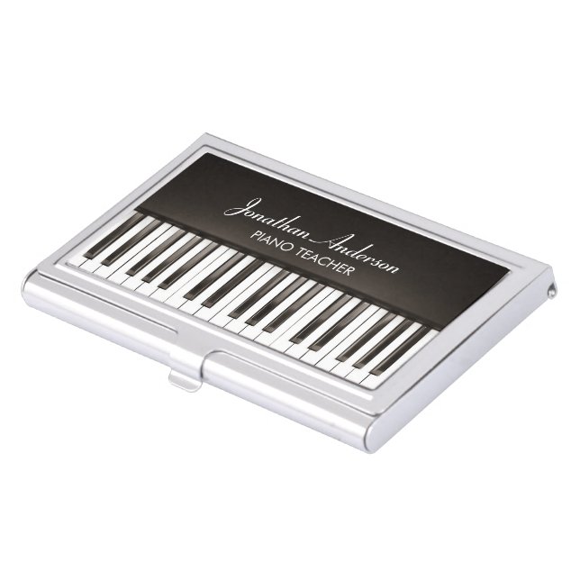 Grand Piano Business Card Holder by SimplyHong | Download  Square Piano Key Design Business Card Holder display picture 1
