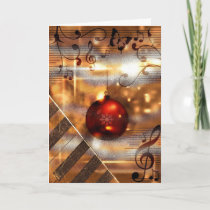 Music piano teacher Christmas Cards