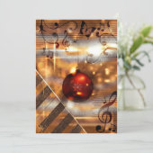 Music piano teacher holiday greeting Cards (Standing Front)