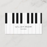 Music Piano Teacher/ Pianist professional Business Card