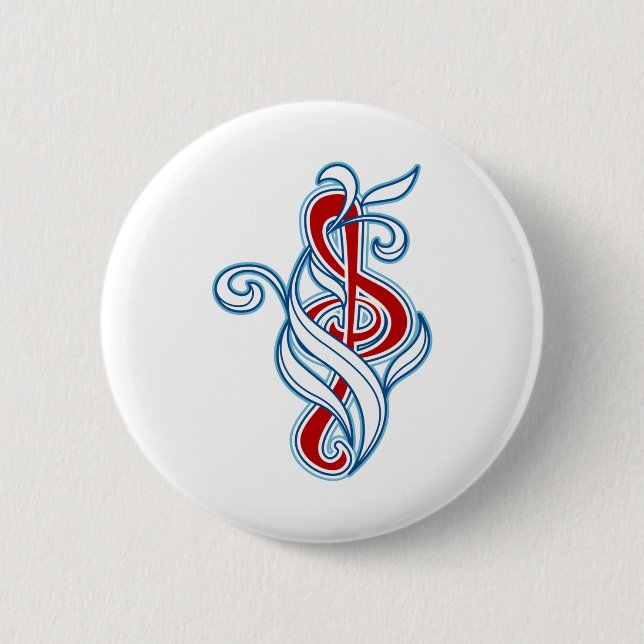 Music Picker Pinback Button (Front)