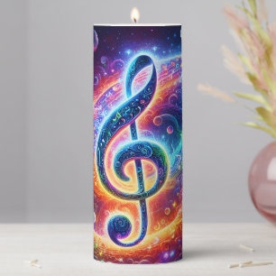 Music Pillar Candle
