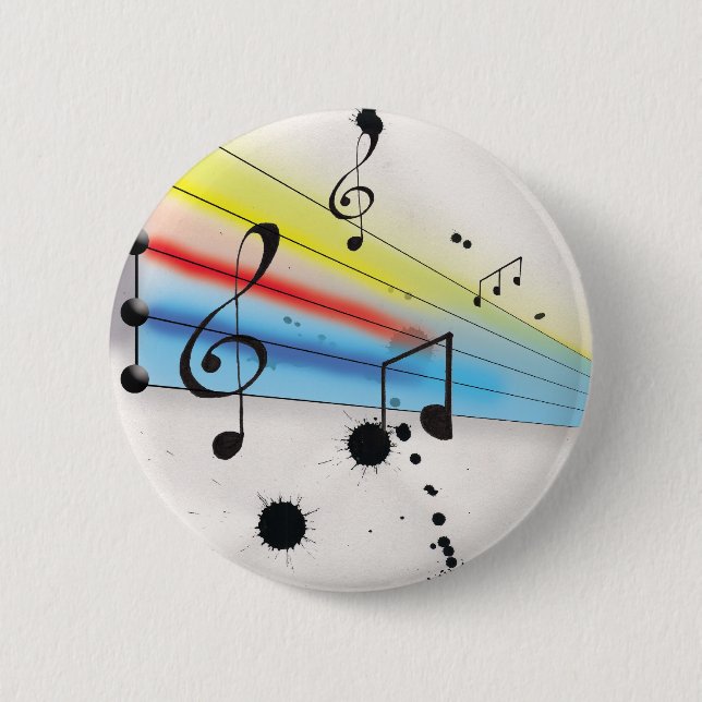 Music Pinback Button (Front)