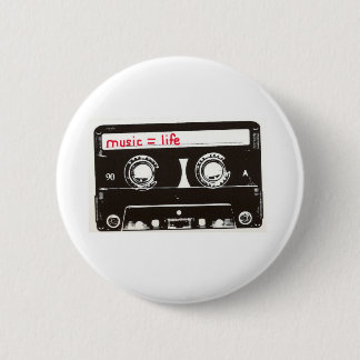 music pinback button