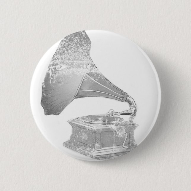 music pinback button (Front)