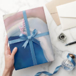 Music Pink and Blue by O'Keeffe Wrapping Paper