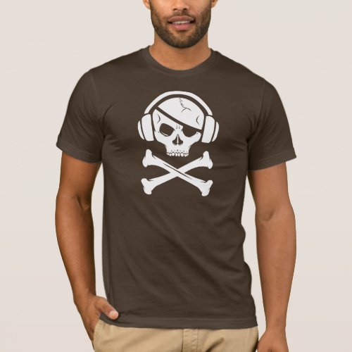 Music Pirate Piracy anti_riaa logo T_Shirt