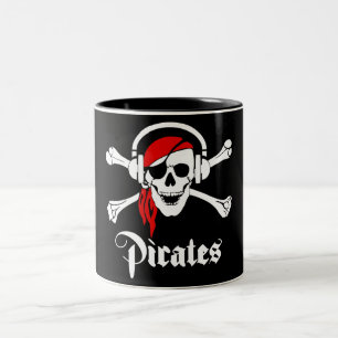 Music Pirates Two-Tone Coffee Mug