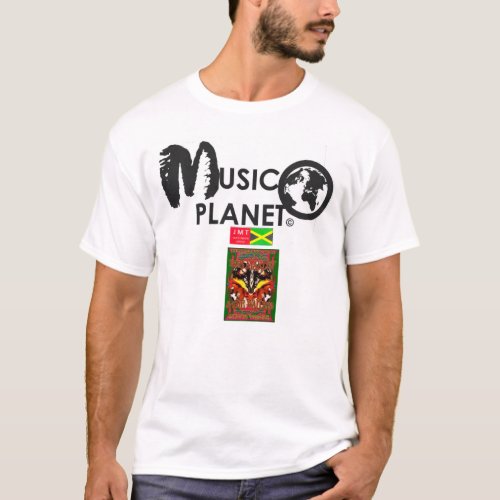 MUSIC PLANET  Mens Basic T_Shirt