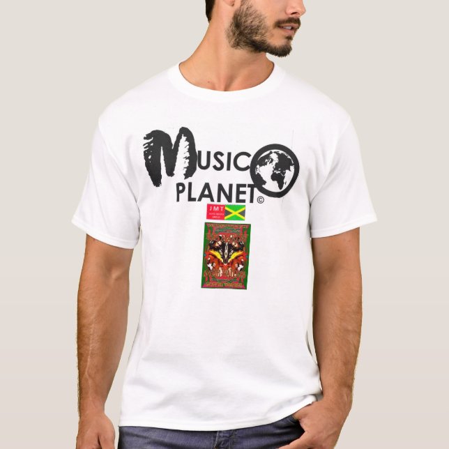 MUSIC PLANET  Men's Basic T-Shirt (Front)