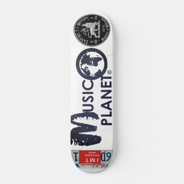 MUSIC PLANET Skateboard (Front)