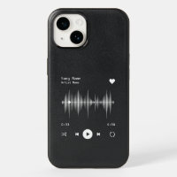 Music Player Artist and Song Personalized Black