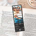Music Player Besties Friendship Photo Bookmarks<br><div class="desc">Celebrate unbreakable bonds with this unique and customizable friendship photo bookmark, designed to look like a modern music player. Featuring a cherished photo of you and your bestie, complete with details for your favorite friendship anthem, this design offers a sweet and sentimental way to mark your place. The sleek and...</div>