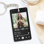 Music Player Besties Friendship Photo Keychain<br><div class="desc">Create your own trendy personalized keychain for your best friends. Easily make this music player design unique with your custom photo and text.</div>