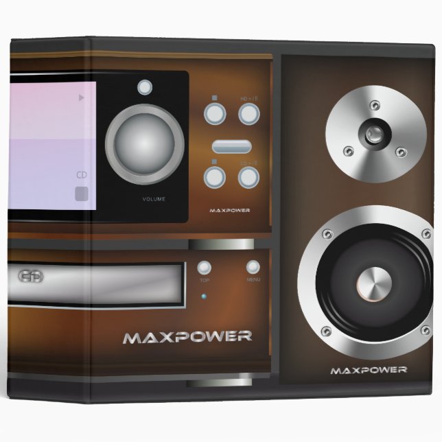 Music Player Binder (Front/Spine)